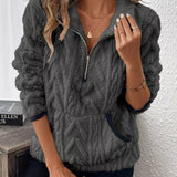 Savana - Stylish Cozy Half-Zip Sweater