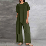 Orinthia - Elegant long blouse & trouser set