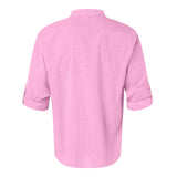 Men's Casual Summer Shirt | Henley, Long Sleeve