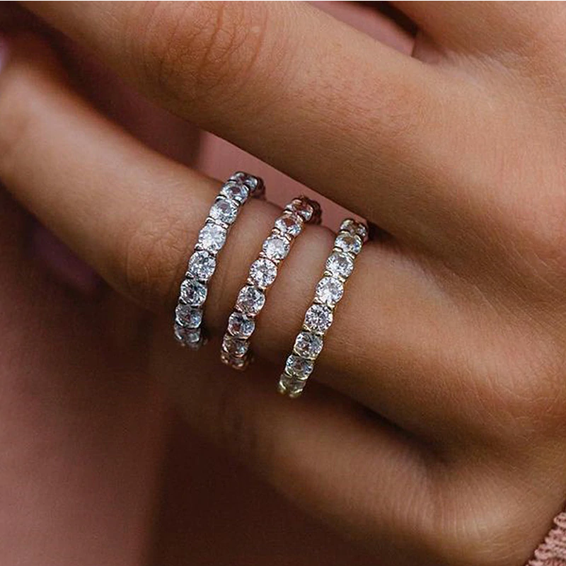 Élise – Double Band Diamond Ring