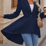 Zoella - Elegant long flare blazer