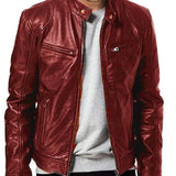 Premium Men's Leather Biker Jacket | Durable, Chic, Timeless Design