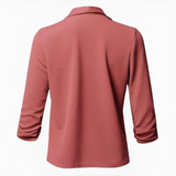 Chic Tailored Women's Blazer with Asymmetrical Front | Comfortable Fit, Versatile Style
