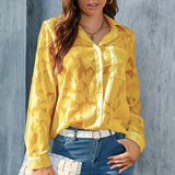Patrisha - Stylish button-up polo long sleeve shirt