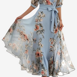 Liissey™ Elegant Maxi Wrap Dress