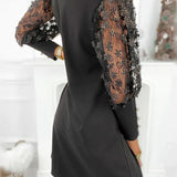 Women's Elegant Mesh Sleeve Summer Dress | Mini