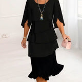 Sophie | Graceful Ruffled Dress with a Flowing Silhouette