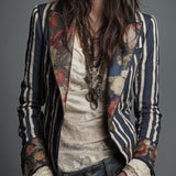 The Juniper™  | Bohemian Striped Blazer