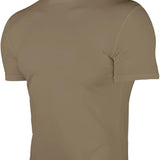 Men’s Tight Fit T-Shirt | Turtleneck, Short Sleeve