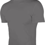 Men’s Tight Fit T-Shirt | Turtleneck, Short Sleeve