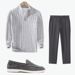 Stormy Grey three-piece outfit