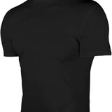 Men’s Tight Fit T-Shirt | Turtleneck, Short Sleeve