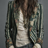 The Juniper™  | Bohemian Striped Blazer