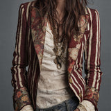 The Juniper™  | Bohemian Striped Blazer