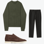 Olive Green three-piece outfit