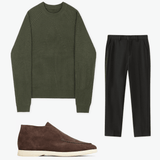 Olive Green three-piece outfit