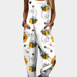 Comfortable Printed Overall/Jumpsuit