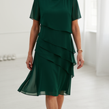 Juliette | Graceful Ruffled Dress with Flowing Elegance