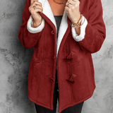 Saphira - Casual Warm Fleece Hooded Jacket