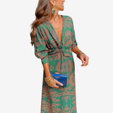 Doriane™ Midi Wrap Dress - Elegant and Versatile