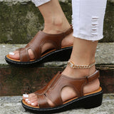 Women's Summer Wedge Sandals | Open Toe, Slip On
