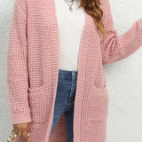 Cathy - Warm Chunky Knitted Cardigan with Front Opening