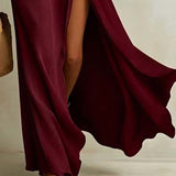 Lucia - Chic Asymmetrical Maxi Dress