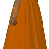 Women's Elegant A-Line Party Dress | Midi