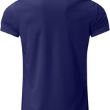 Men's Slim Fit Polo Shirt | Zipper Neck, Short Sleeve