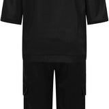 Women’s Satin Co Ord Set | Glossy, Cargo Trousers