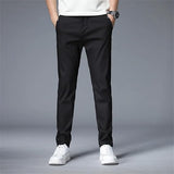 Men's Slim Chino Pants | Cropped, Flat Front