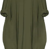 Women Summer Plus Size Dress | Tunic, Sleeves