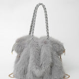Charlotte™ - Versatile Plush Velvet Shoulder Tote Bag