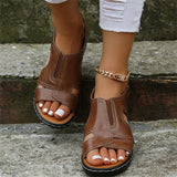 Women's Summer Wedge Sandals | Open Toe, Slip On