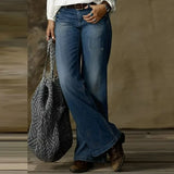 Women's Summer Jeans | Light Wash, Wide Leg