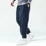 Men's Baggy Corduroy Joggers | Tapered, Drawstring Fit
