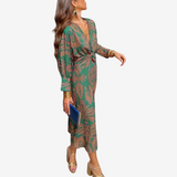 Doriane™ Midi Wrap Dress - Elegant and Versatile
