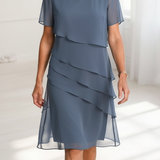 Juliette | Graceful Ruffled Dress with Flowing Elegance