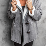 Saphira - Casual Warm Fleece Hooded Jacket