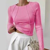 Women’s Designer Winter Top | Long Sleeve, Ribbed