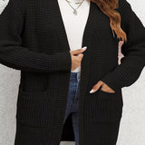 Cathy - Warm Chunky Knitted Cardigan with Front Opening