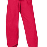 Women's Summer Pants | Cropped, Asymmetrical Hem