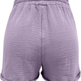 Women's Summer Shorts | Drawstring, Relaxed Fit