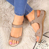 Women’s Summer Casual Sandals | Open Toe, Hook & Loop