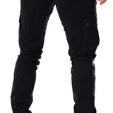Men's Cargo Joggers | Drawstring, Tapered Cuffs
