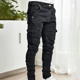 Men's Cargo Jeans | Stacked, Tapered Fit