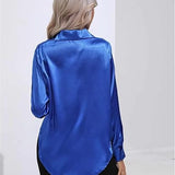 Women’s Designer Summer Shirt | Long Sleeve, Satin