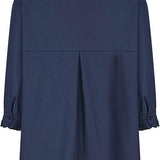 Women’s Vintage Summer Shirt | Long Sleeve, Ruffled