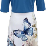 Women Summer Floral Dress | Midi, Elegant
