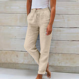 Women's Summer Pants | Drawstring, Relaxed Fit